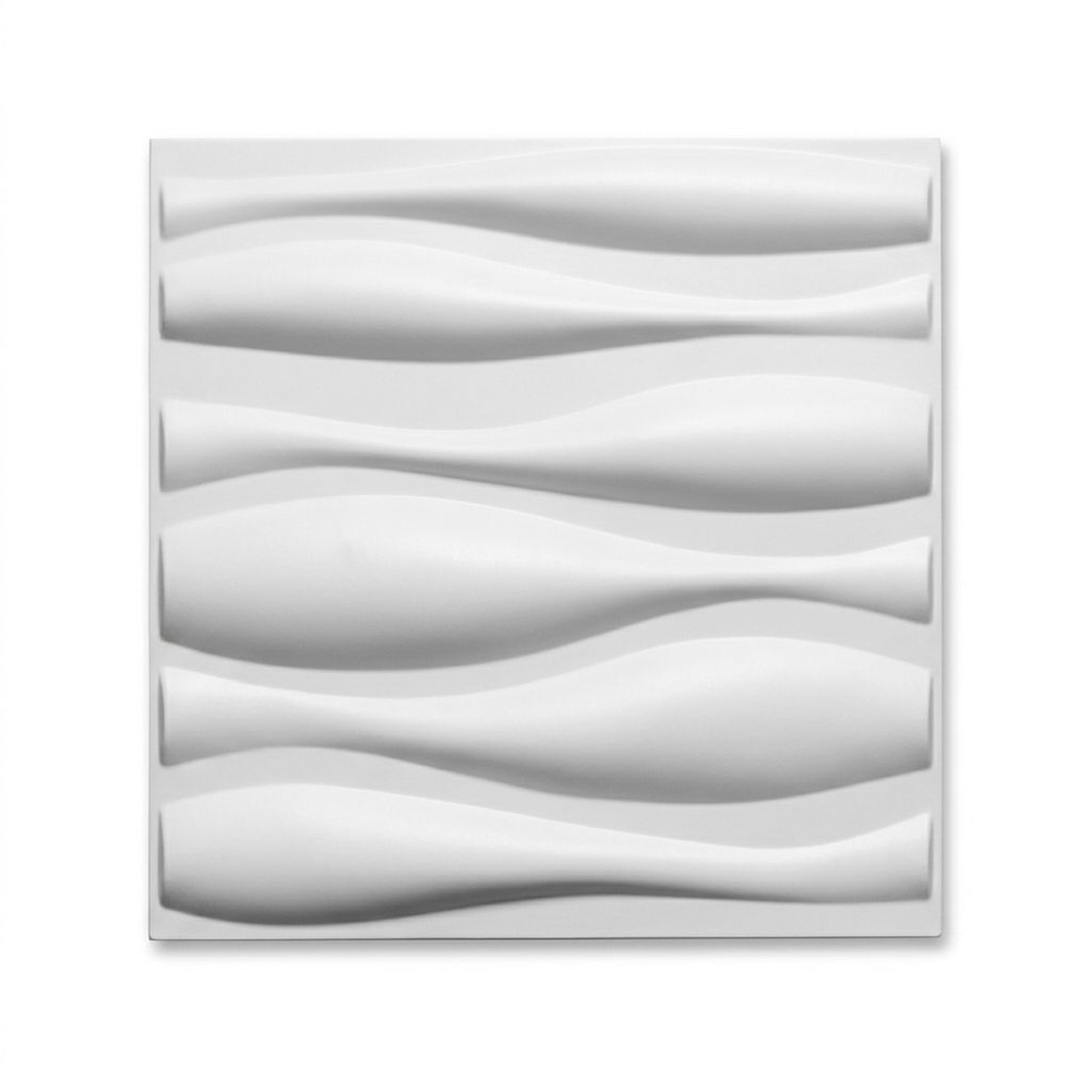 TAPIO วอลเปเปอร์ PVC 3D 50x50ซม. รุ่น PQS-RZ026 สีขาว A.