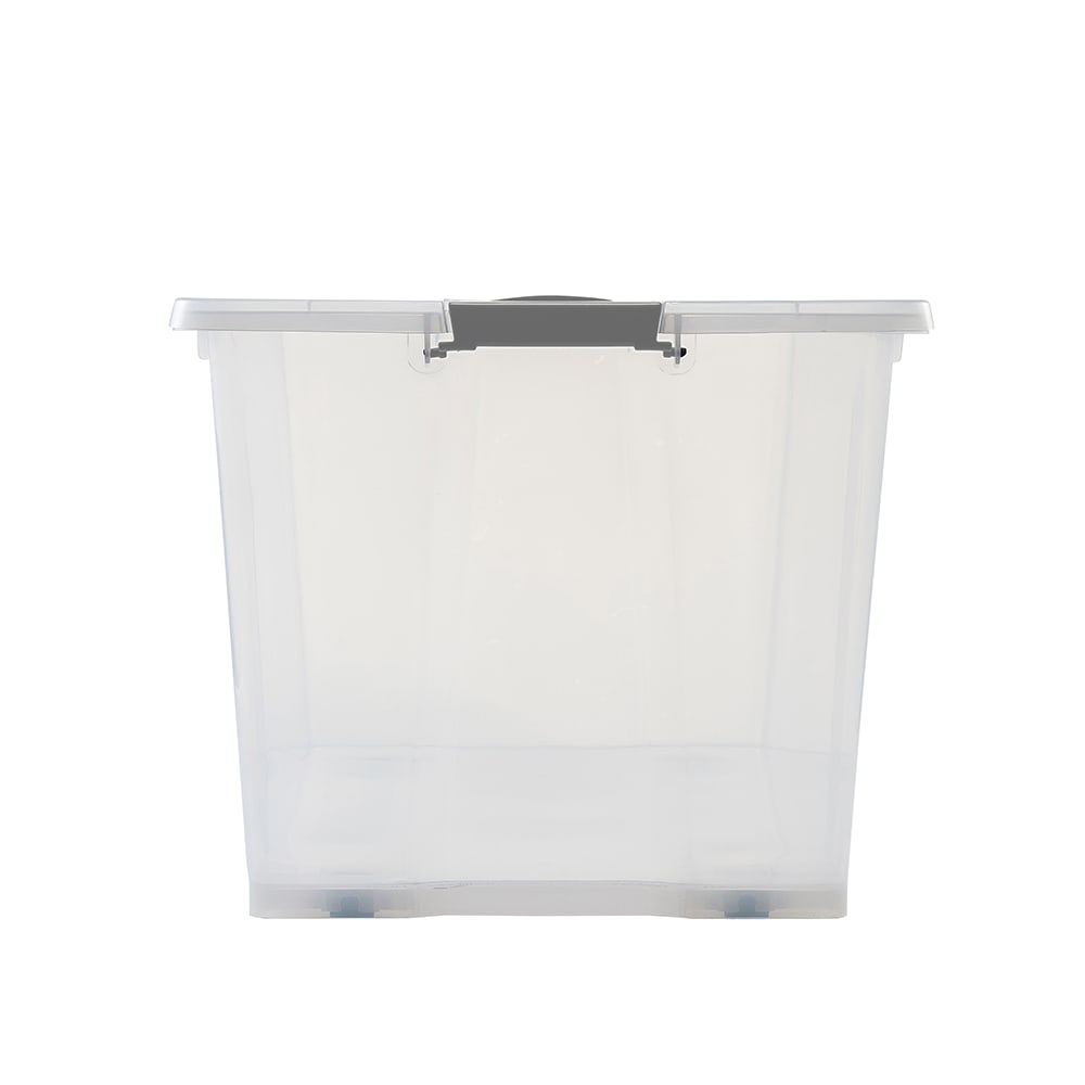 GOME กล่องเก็บของอเนกประสงค์ 50 ลิตร ขนาด 38.6x57x32.8 ซม. รุ่น OPS12038 สีขาวใส
