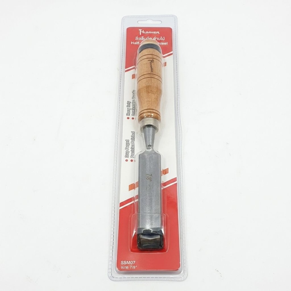 HUMMER สิ่วเล็บมือ ด้ามไม้ รุ่น SSM07 ขนาด 7/8"