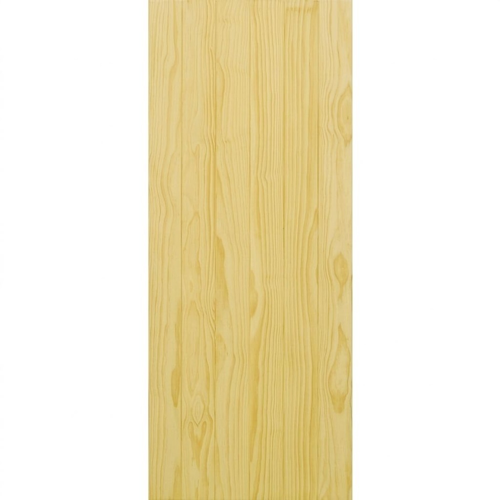 D2D ประตูไม้สน ( Pine ) บานทึบทำร่อง D2D-503 80x220 ซม.