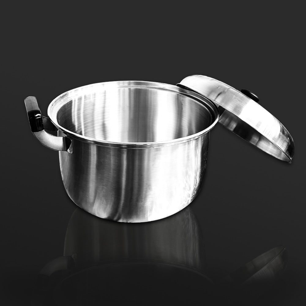 KOCH KITCHEN หม้อต้มสเตนเลสพร้อมฝา WINNIE-L24 สีเงิน
