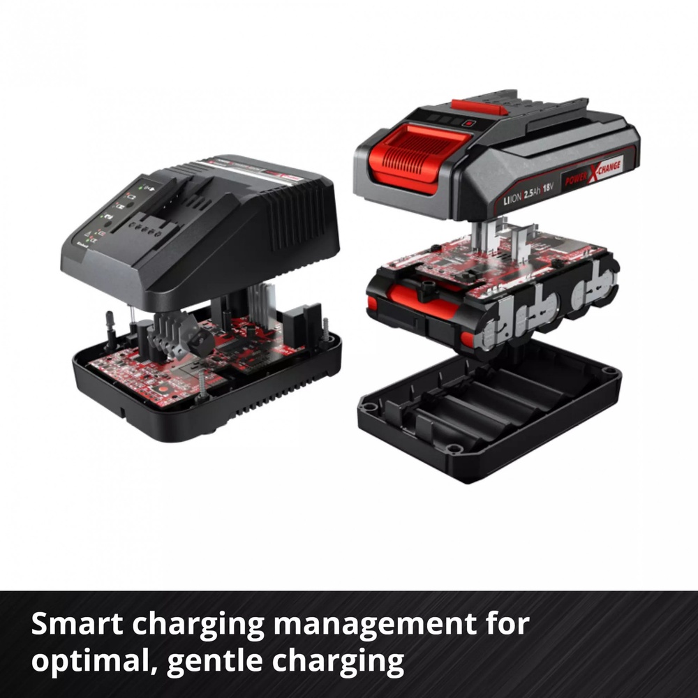 Einhell ชุดแบตเตอรี่พร้อมเครื่องชาร์จความจุ 2.5 Ah รุ่น Power X-Change Starter Kit 2.5
