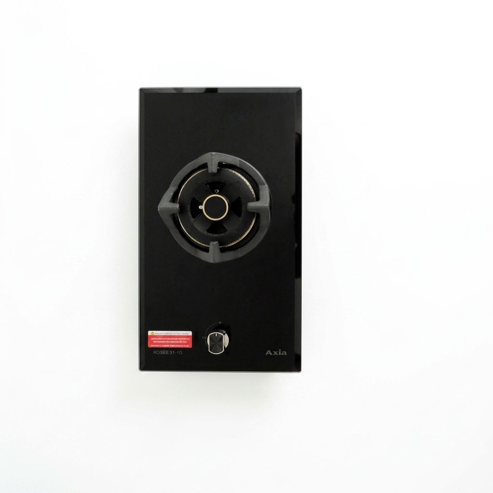 AXIA เตาแก๊สแบบฝังหน้ากระจก 1 หัวเตา ROSEE 31-1G สีดำ