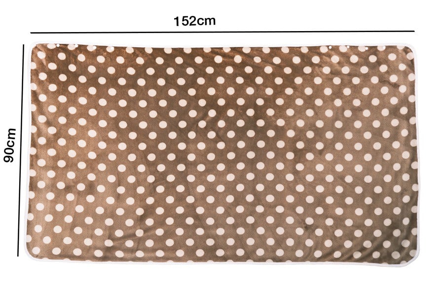 Truffle ผ้าห่ม รุ่น Tama-05ขนาด 90x152 ซม. สีน้ำตาล
