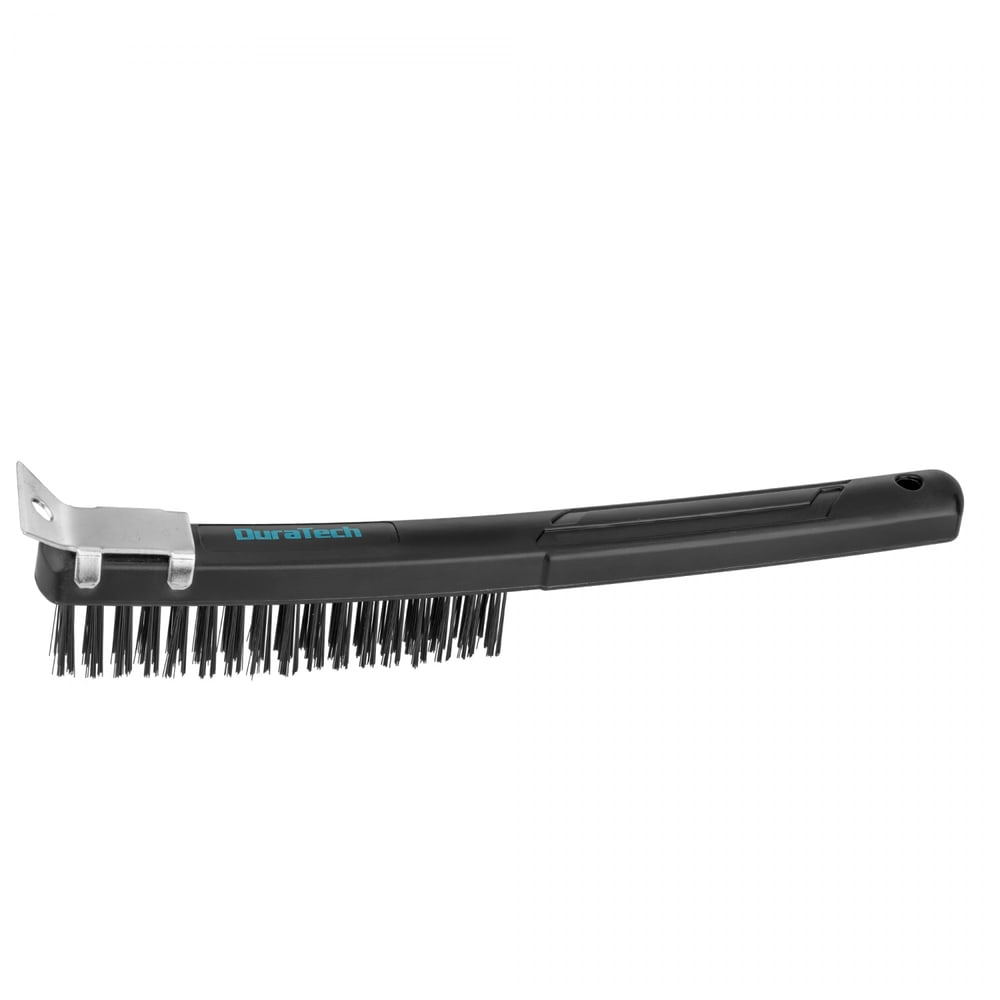 Duratech แปรงลวดเหล็กพร้อมที่ขูด ขนาด 3x17 รุ่น DT901002