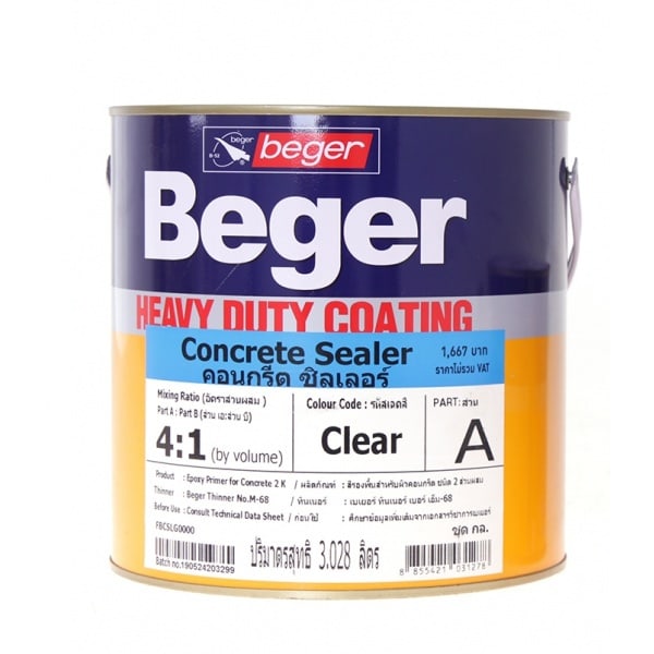 Beger คอนกรีต ซีลเลอร์ หรือ ซี-การ์ด ซีลเลอร์ (Part A)