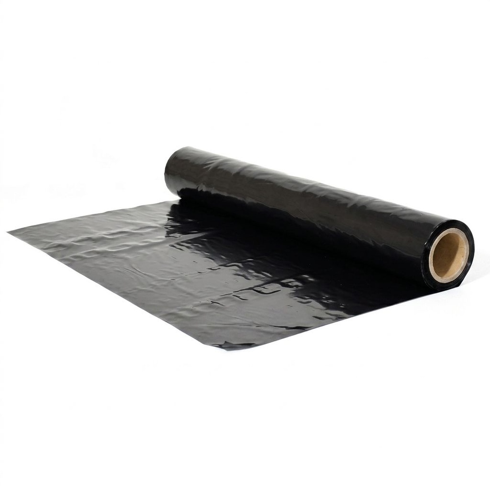 POLLO พลาสติกคลุมเห็ด 2m.x70m. 50ไมครอน สีดำ