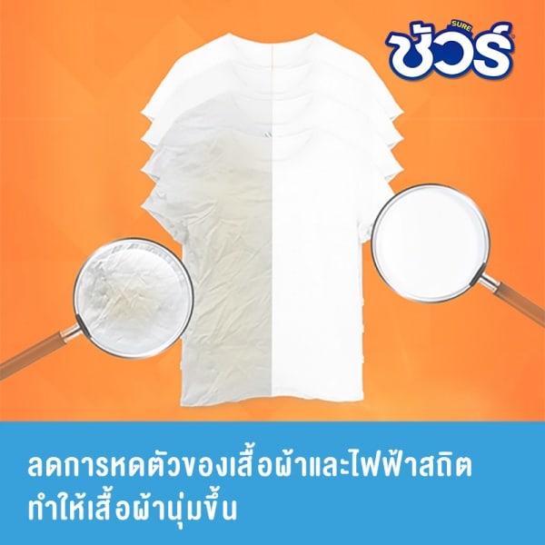 SURE นํ้ายาปรับผ้านุ่ม PY-S388 กลิ่นลิลลี่ โรแมนซ์ 500 มล. ขนาด 3x14x23 ซม.