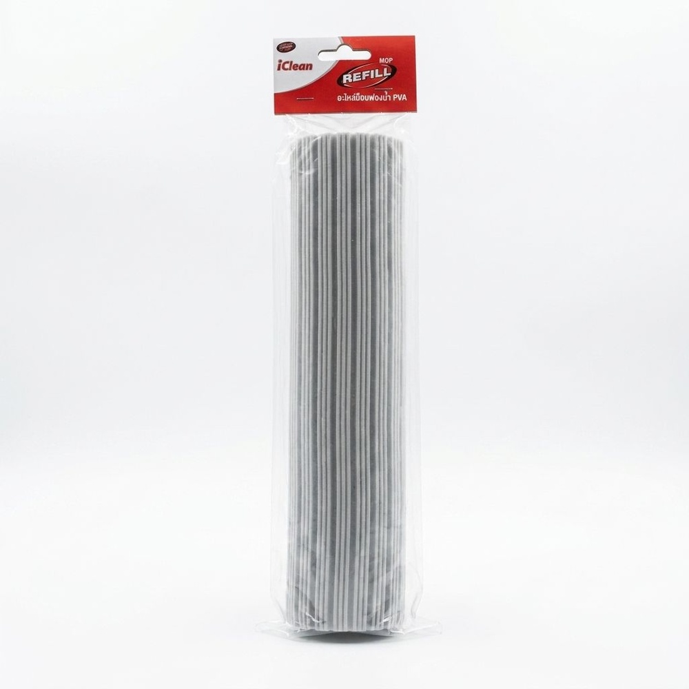 ICLEAN อะไหล่ฟองน้ำ PVA ขนาด 27x5.5x4 ซม. รุ่น UN3303-1 สีเทา