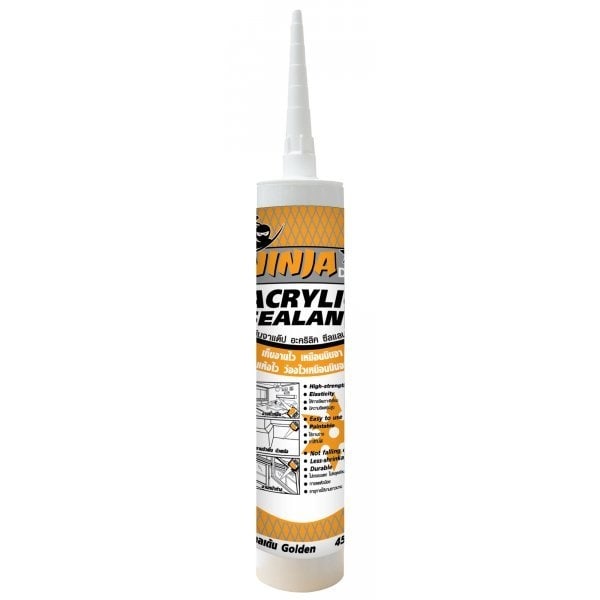 BESBOND นินจาแด๊ป อะคริลิค ซีลแลนท์ 450 กรัม สีไม้สักทอง
