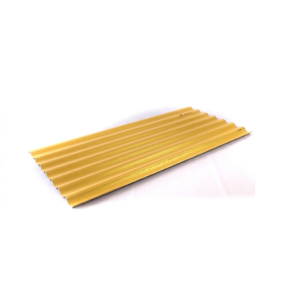โอฬาร กระเบื้องหลังคาลอนเล็ก 0.4x54x120 ซม. สีประกายทองคำ
