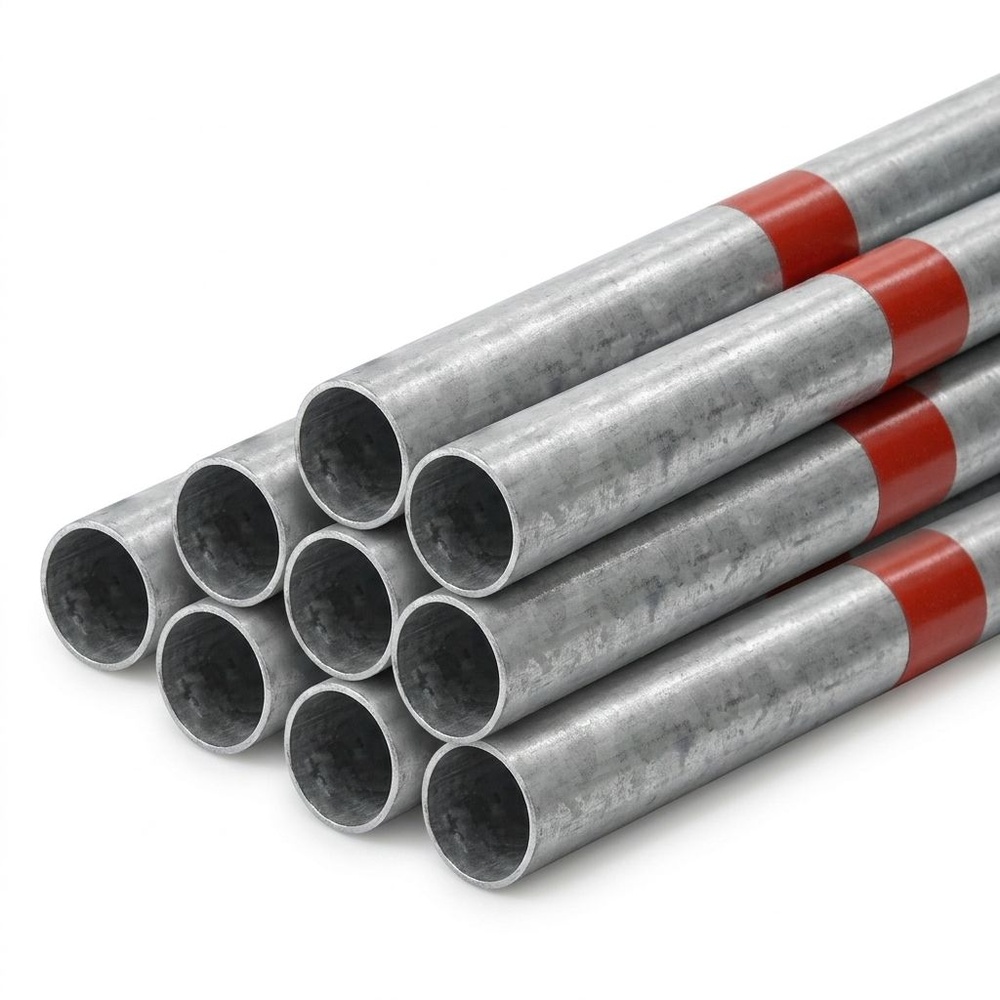 ท่อเคลือบสังกะสี (Pre-zinc)-ปลายเรียบ 1 นิ้ว