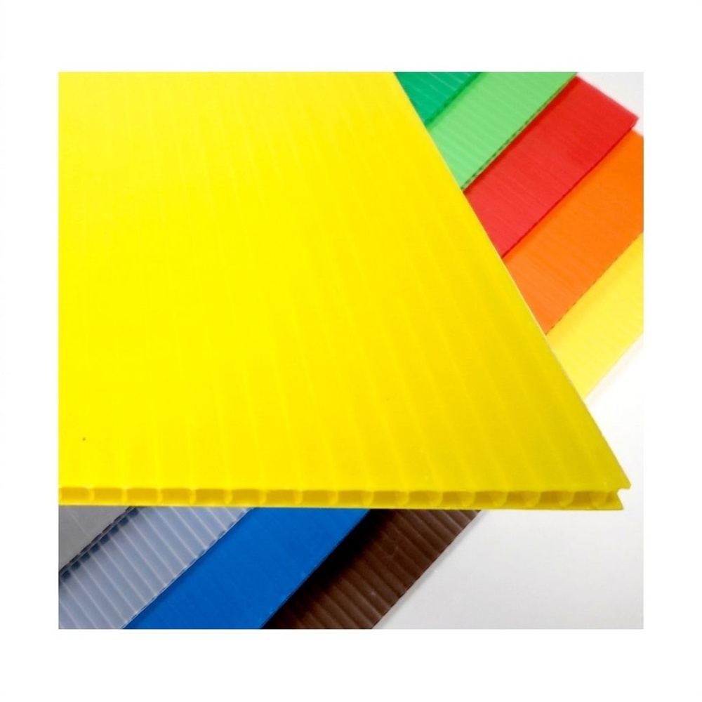 ฟิวเจอร์บอร์ด สีเหลือง หนา3มม.x130.x245ซม.STA