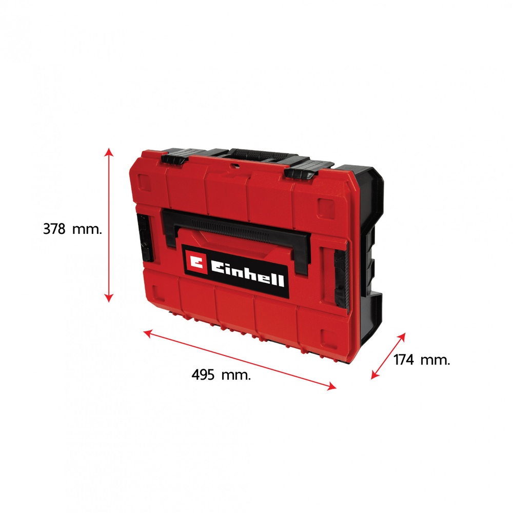 Einhell กล่องเครื่องมือพลาสติกไซส์ S-F รุ่น E-Case S-F incl. Grid Foam