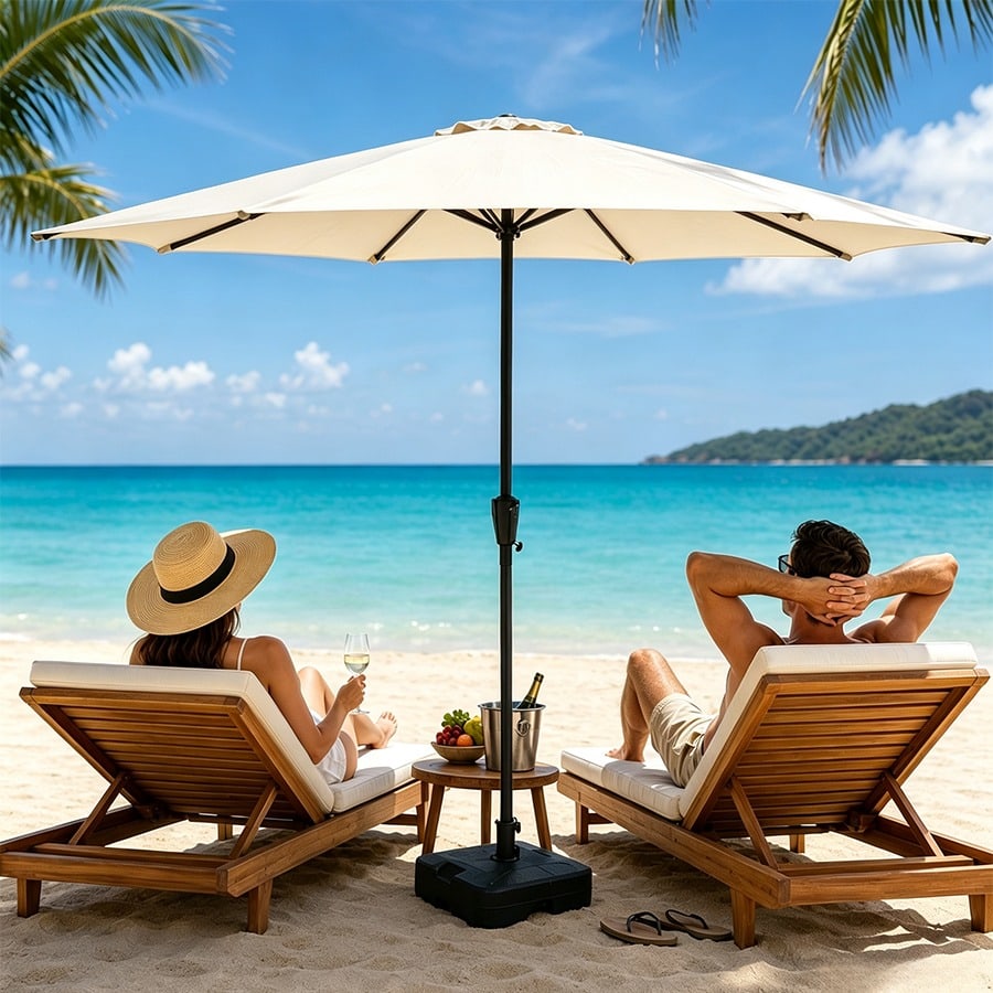 Summer Set ร่มสนาม รุ่น Lumina-B ขนาด 270×270×235 ซม. สีเบจ