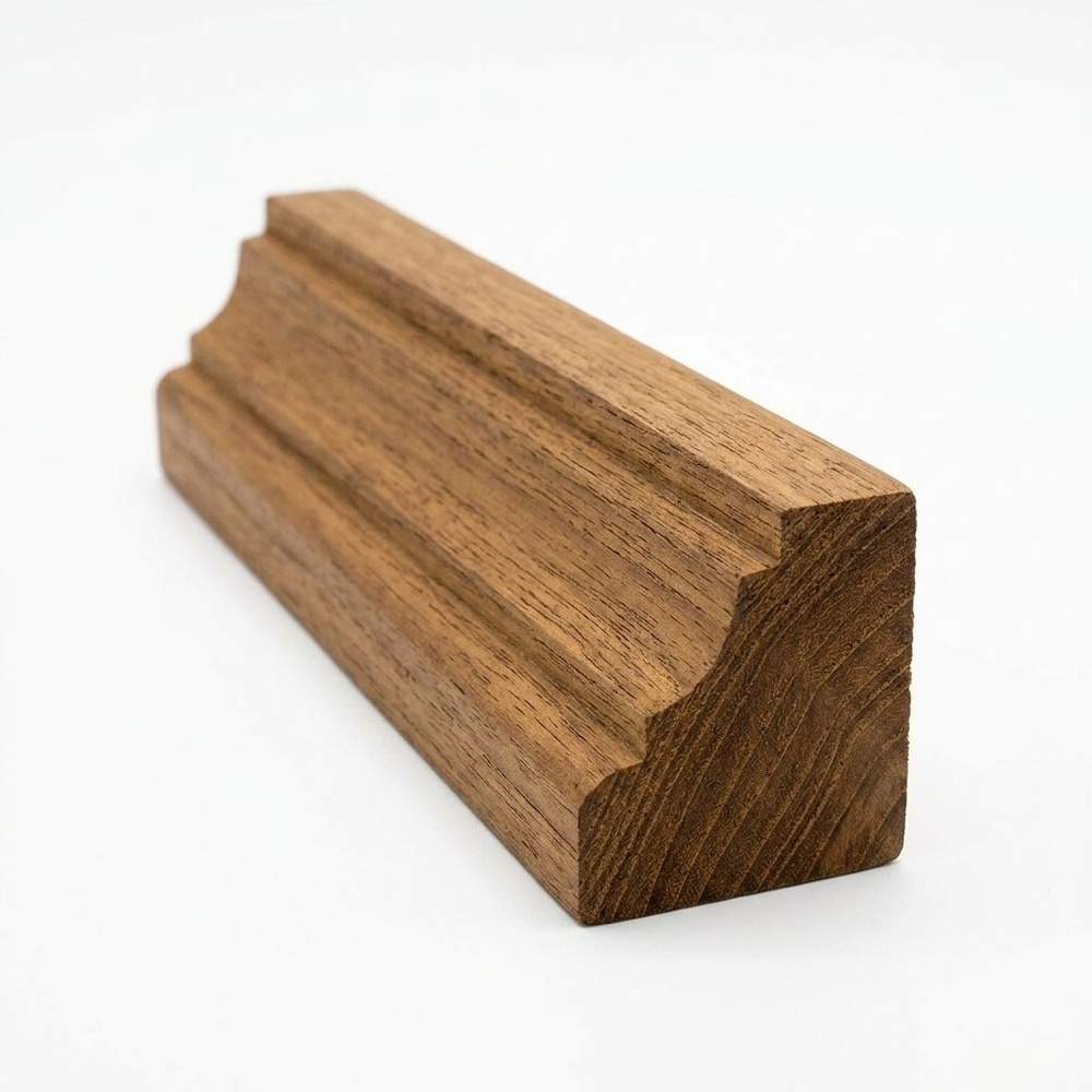 ไม้คิ้วไม้สัก SJK32 1"x1"x9.1/2ft