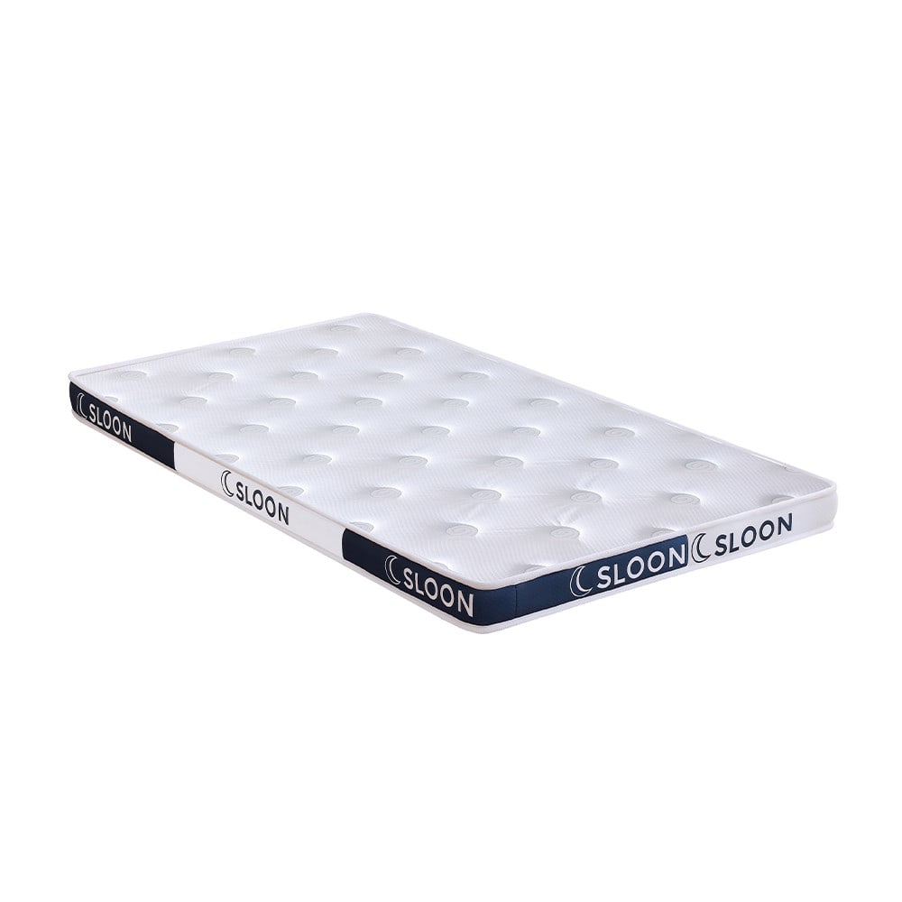 SLOON ท็อปเปอร์ เมมโมรี่โฟม รุ่น Moon ความหนา 4 นิ้ว ขนาด 90x200x10 ซม. (3ฟุต) สีขาว