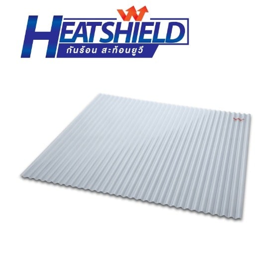 แผ่นโปร่งแสง เอสซีจี ลอนกันสาด รุ่น HEAT-SHIELD 0.12x105x300ซม.สีขาวขุ่น