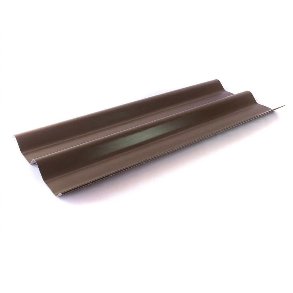โอฬาร กระเบื้องหลังคาลอนคู่ 0.5x50x150 ซม. สีน้ำตาลลูกสน