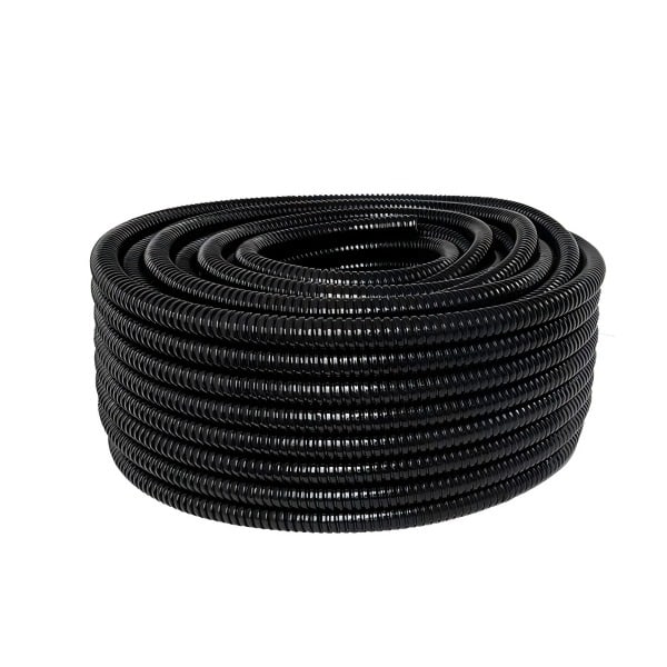 V.E.G.ท่ออ่อนเหล็กหุ้ม PVC 3/4 10M/ม้วน สีดำ