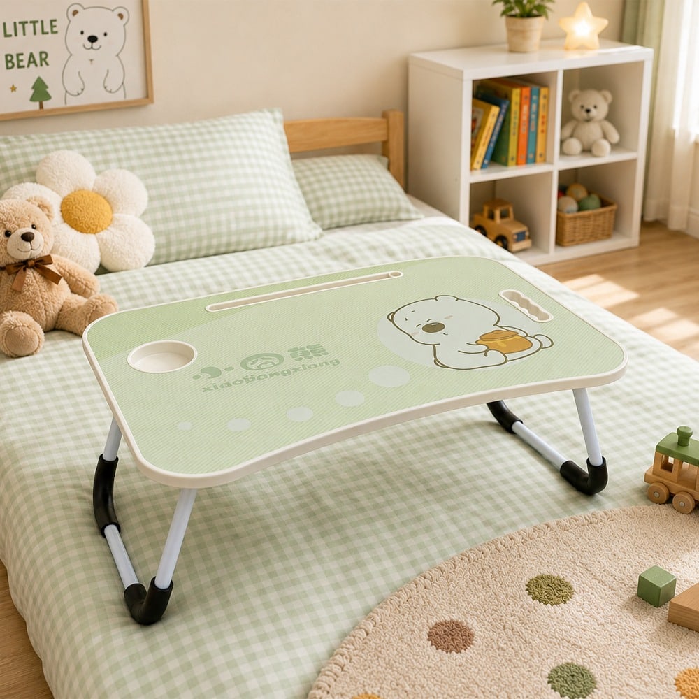 DELICATO โต๊ะพับญี่ปุ่น รุ่น YUME–G ขนาด 40x60x28 ซม. สีเขียว