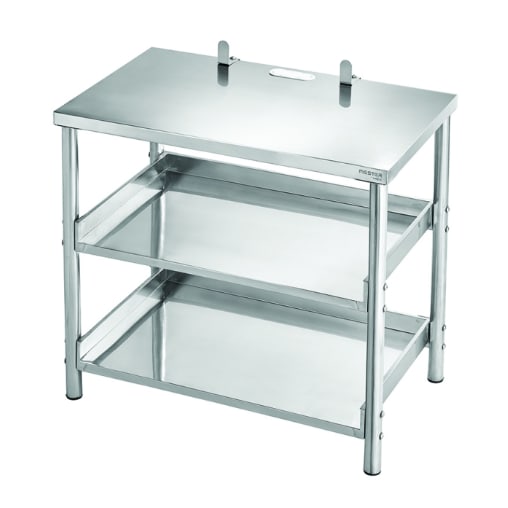 MEX MESTER โต๊ะวางเตาแก๊สสเตนเลส ขนาด 80x50x71 ซม. รุ่น SH8071-1