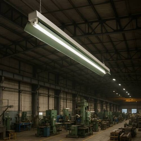 EILON โคมโรงงานพร้อมแผ่นสะท้อนแสง FOR LED-T8 DOUBLE END/OT รุ่น LIST153/MI/1L-XXLED-T8 (โคมเปล่า)
