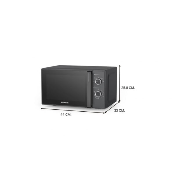 HITACHI ไมโครเวฟ ขนาด 20 ลิตร 700 วัตต์ รุ่น HMRM2002 สีดำ