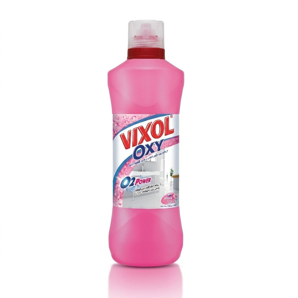 VIXOL วิกซอล ออกซี่ น้ำยาล้างห้องน้ำ ขนาด 700 มล. สีชมพู