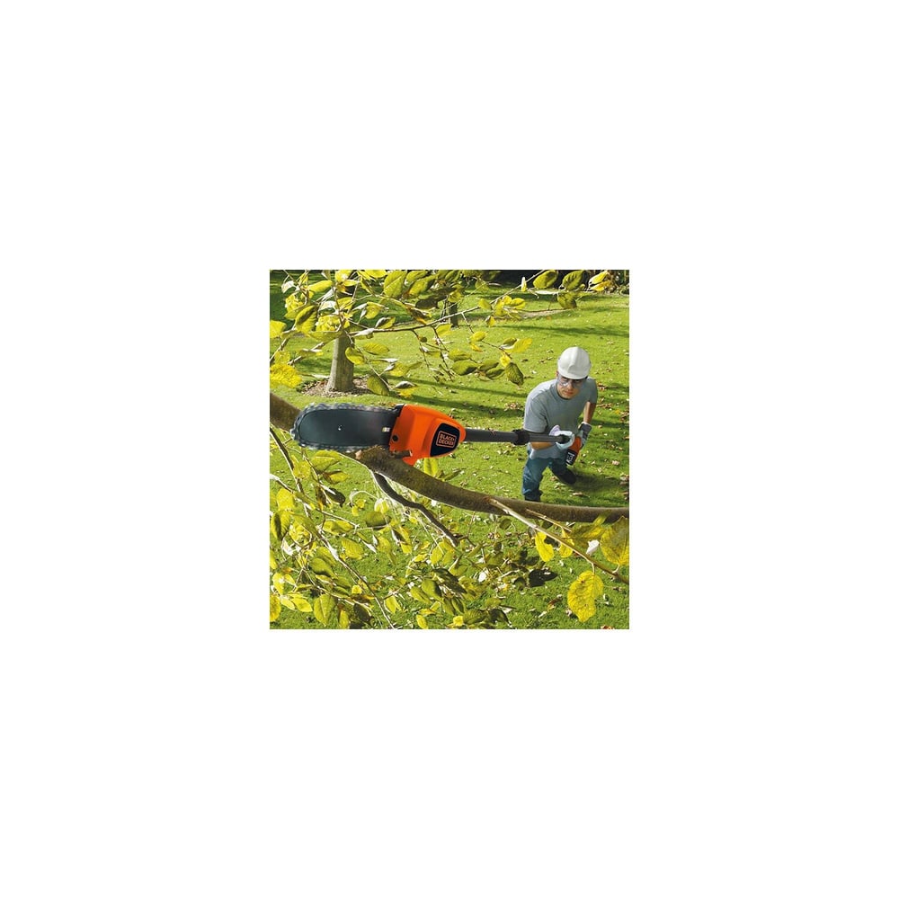 BLACK+DECKER เลื่อยตัดแต่งกิ่งไม้ด้ามยาวไร้สาย 18V GPC1820L20-QW