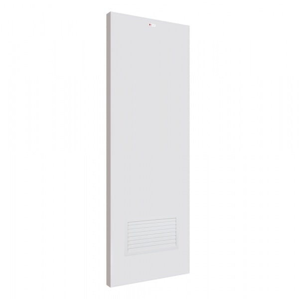 BATHIC ประตูพีวีซี BPC2 70x200 ซม. สีขาว (เจาะรูลูกบิด)