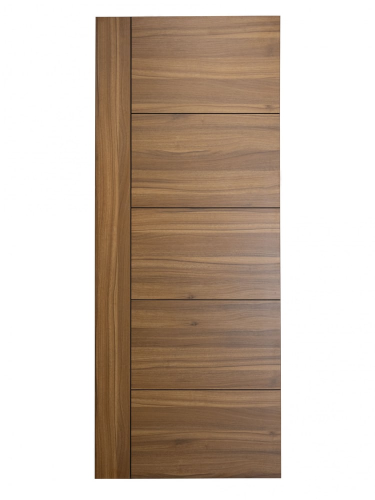 HOLZTUR ประตูเมลามีน MD-FC05-2 80x200ซม. Thai Teak