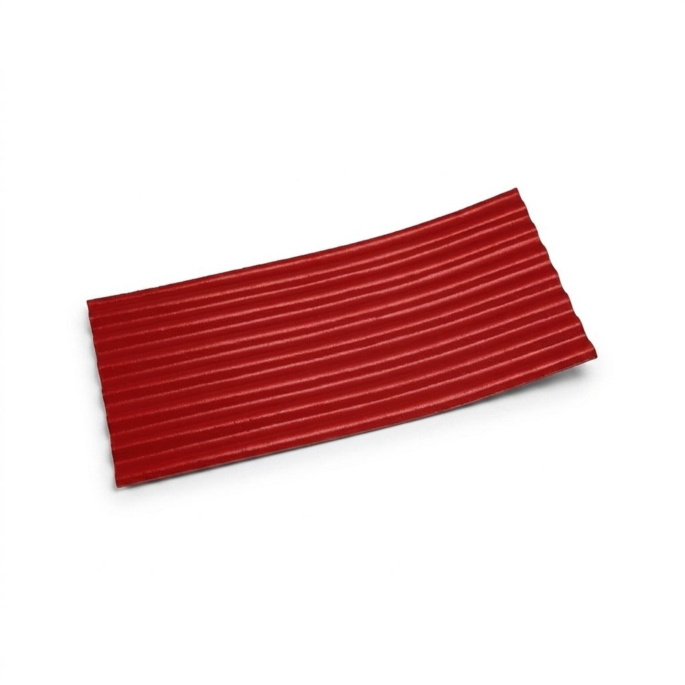 โอฬาร กระเบื้องหลังคาลอนเล็กปลายงอน ขวา 0.4x54x120 ซม. สีแดงรุ่งอรุณ