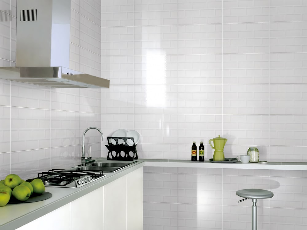 Marbella กระเบื้องเซรามิคปูผนัง 25X40 ซม. รุ่น บริค-ไวท์ SRE2509 (N) Gloss (15P)