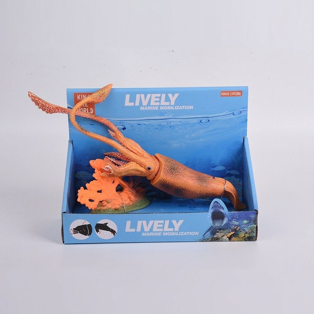TOYS ของเล่นโมเดลปลาหมึก 6601-8 ขนาด 24x10.5x18 ซม.