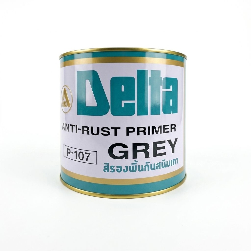 Delta สีรองพื้นกันสนิมเทา P-107 แกลลอน