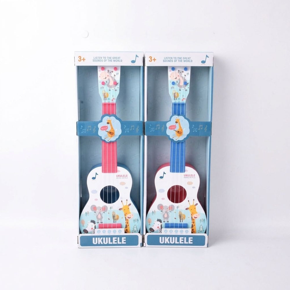 TOYS ของเล่นกีตาร์ลายสัตว์น่ารัก 12นิ้ว#6817E ขนาด 18x7x55 ซม.คละสี