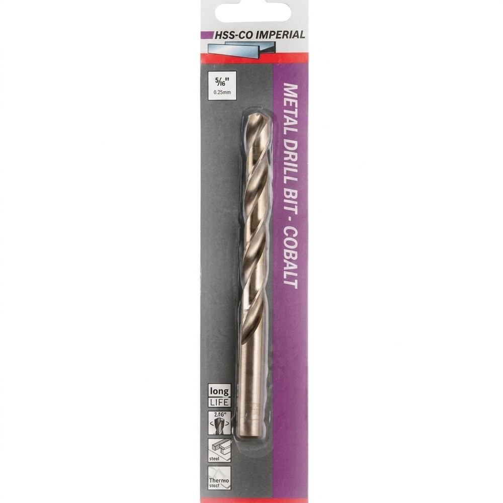 BOSCH ดอกเจาะสแตนเลส HSS-CO 5/16" x 81/114 มม.