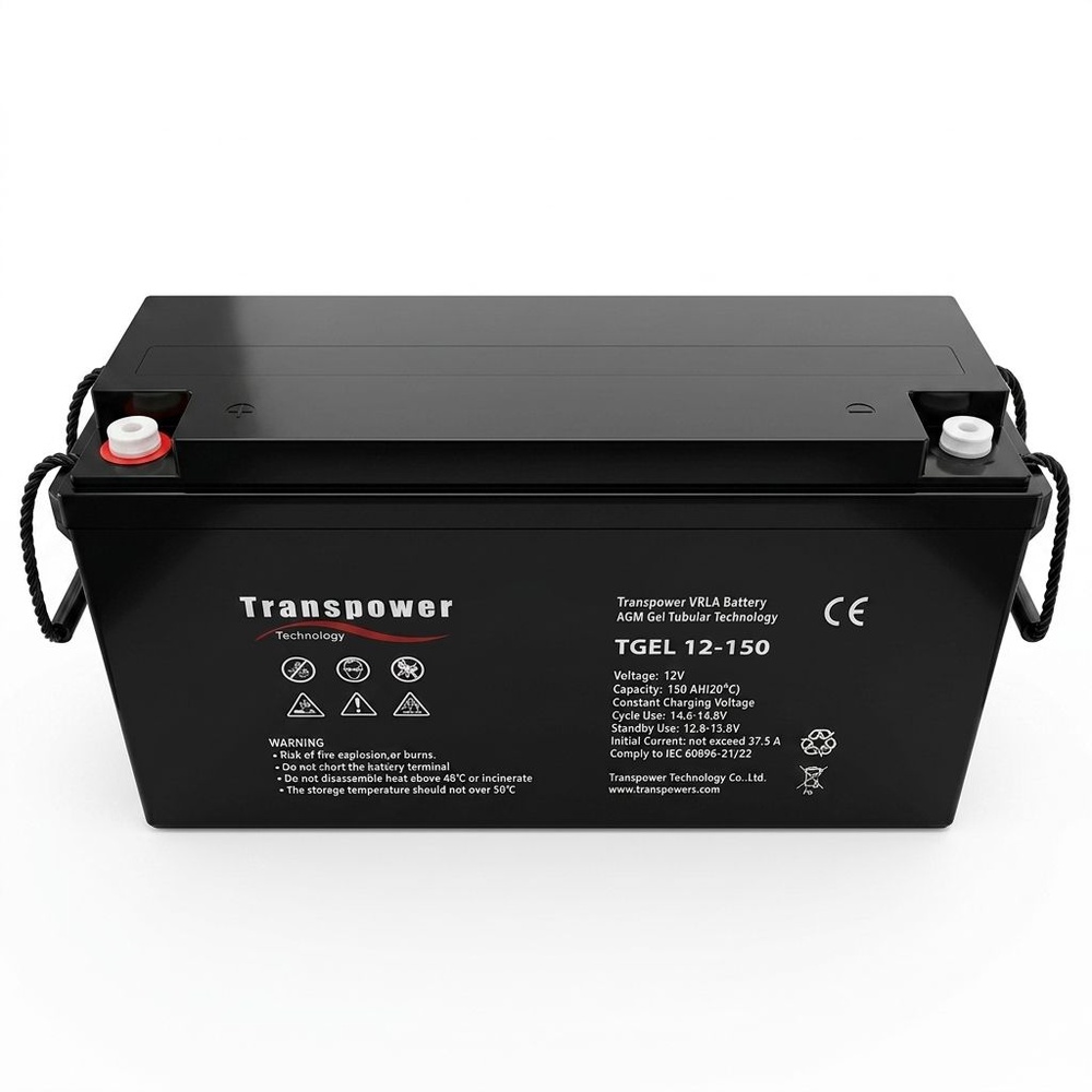 Transpower แบตเตอรี่ 12V 150A รุ่น TGEL12-150 สีดำ