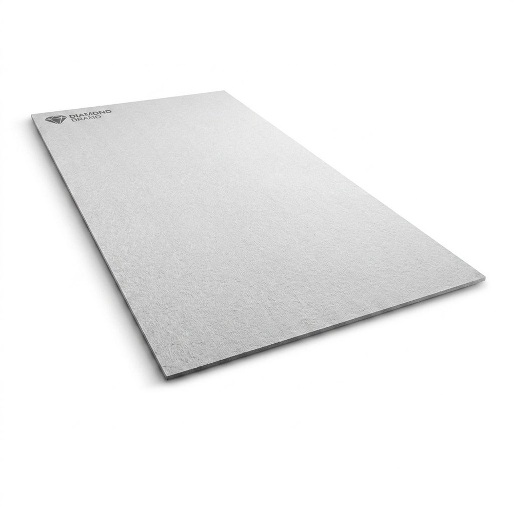 ตราเพชร บอร์ดผนังแผ่นเรียบ 1.2x120x240 ซม. สีธรรมชาติ
