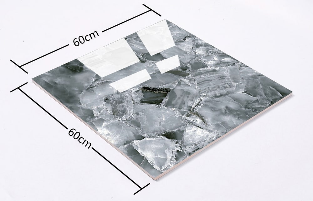 Marbella กระเบื้องพอร์ซเลน 60x60 ซม. รุ่น ปราซิโอลิเต้ XQP6P3755 Gloss (4P)
