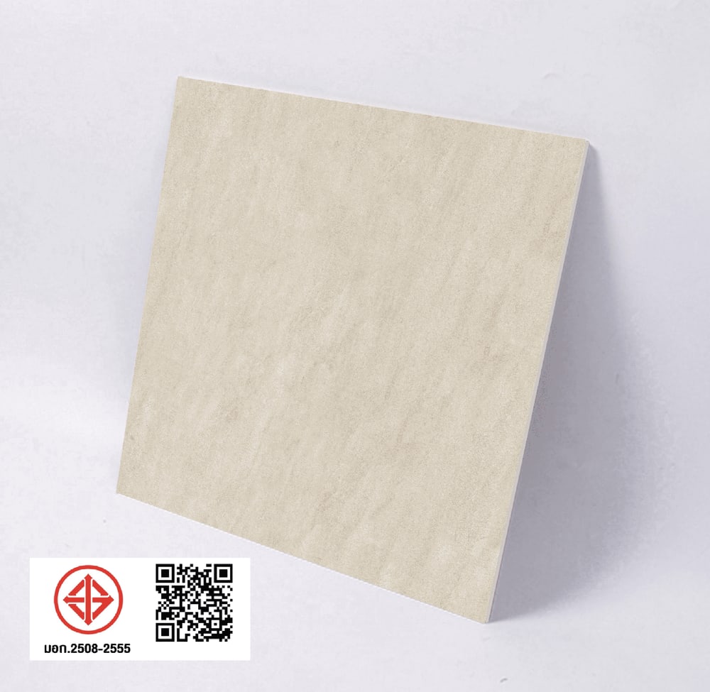 Marbella กระเบื้องพอร์ซเลน 60x60 ซม. รุ่น แมทครีม HD2504(4P).A (Matt)