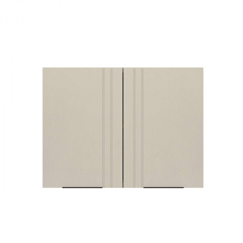 CLOSE Lumine ตู้แขวนคู่ uPVC 80x60cm. เซาะร่อง สีอัลมอนด์