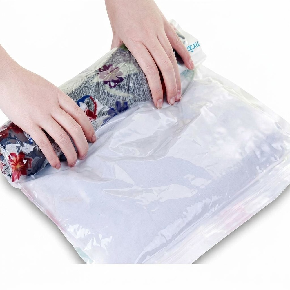 SAKU ถุงสูญญากาศแบบใช้มือม้วน BCY035 ขนาด 30x40x0.08ซม. สีใส แพ็ค 5 ชิ้น