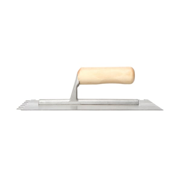 WORKPRO เกรียงหวีสเตนเลสด้ามไม้ ฟันขอบหยัก 6x6 มม. รุ่น WP323006
