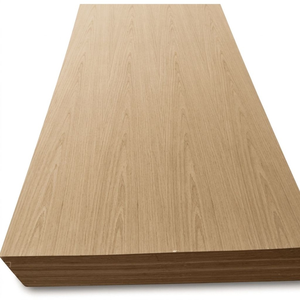 PTK WOOD ไม้อัดสัก-อิตาลี ลายภูเขา 4ช่อ ไส้ไม้ #4