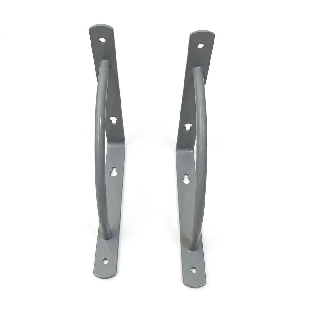 ฉากรับชั้นเหล็ก PQS-SJJ01 15*2*15cm สีขาว