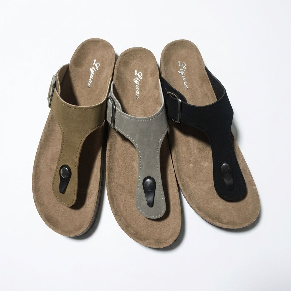Primo รองเท้าแตะคีบแฟชั่น LY1513-38BR สีน้ำตาล