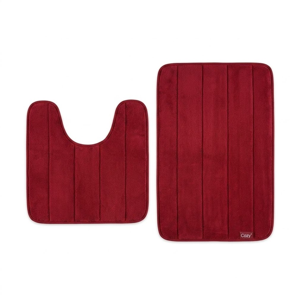 Cozy พรมเช็ดเท้า รุ่น CZ-014 สีแดง
