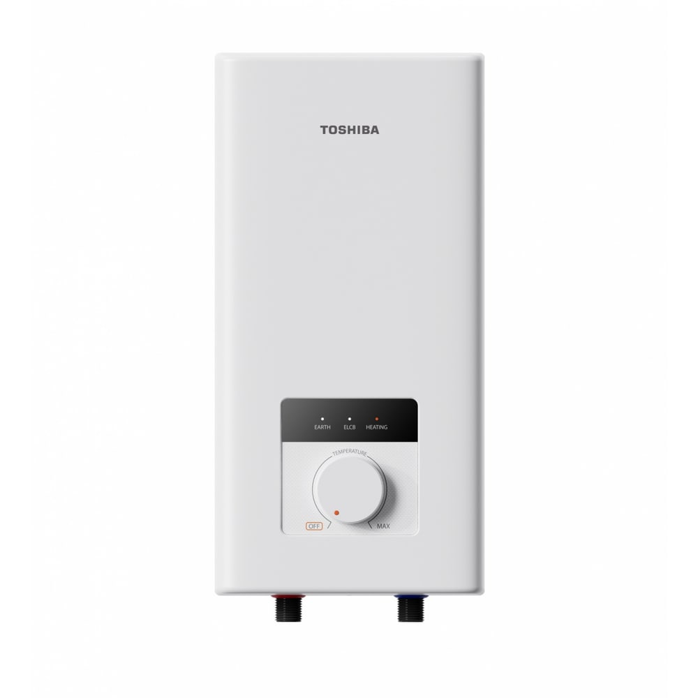 TOSHIBA เครื่องทำน้ำอุ่น 3800 วัตต์ รุ่น TWH-38MFNTH(W)-WB สีขาว